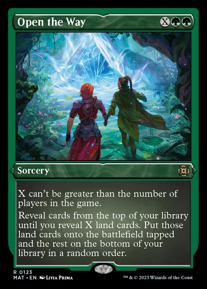 Open the Way (Foil Etched) [March of the Machine: The Aftermath] | Card Merchant Takapuna