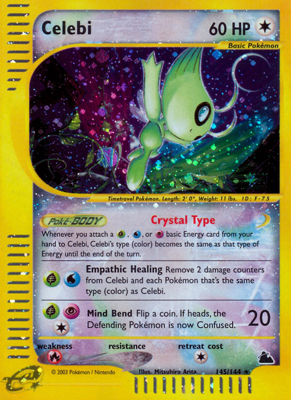 Celebi (145/144) [Skyridge] | Card Merchant Takapuna