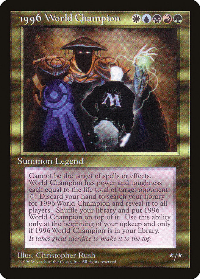 1996 World Champion [Celebration Cards] | Card Merchant Takapuna