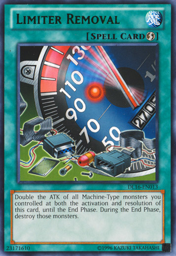 Limiter Removal (Green) [DL16-EN013] Rare | Card Merchant Takapuna