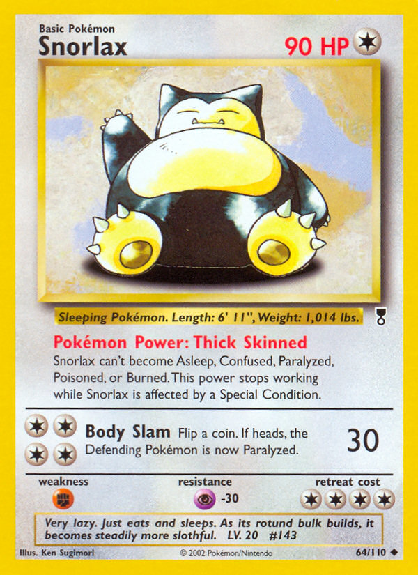 Snorlax (64/110) [Legendary Collection] | Card Merchant Takapuna