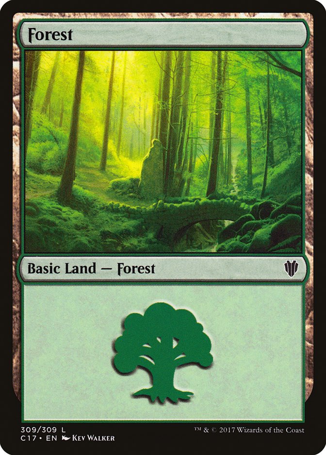 Forest (309) [Commander 2017] | Card Merchant Takapuna