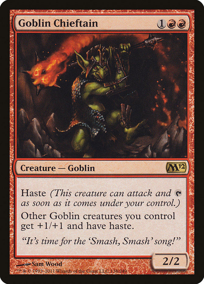 Goblin Chieftain [Magic 2012] | Card Merchant Takapuna