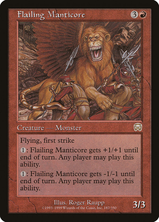 Flailing Manticore [Mercadian Masques] | Card Merchant Takapuna