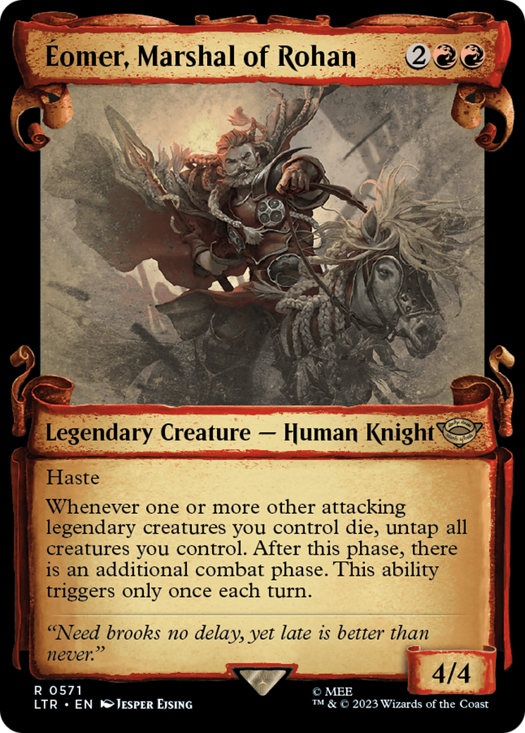 Eomer, Marshal of Rohan [The Lord of the Rings: Tales of Middle-Earth Showcase Scrolls] | Card Merchant Takapuna
