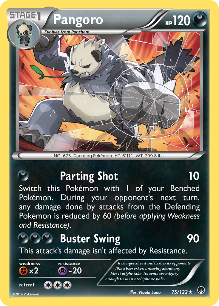 Pangoro (75/122) [XY: BREAKpoint] | Card Merchant Takapuna