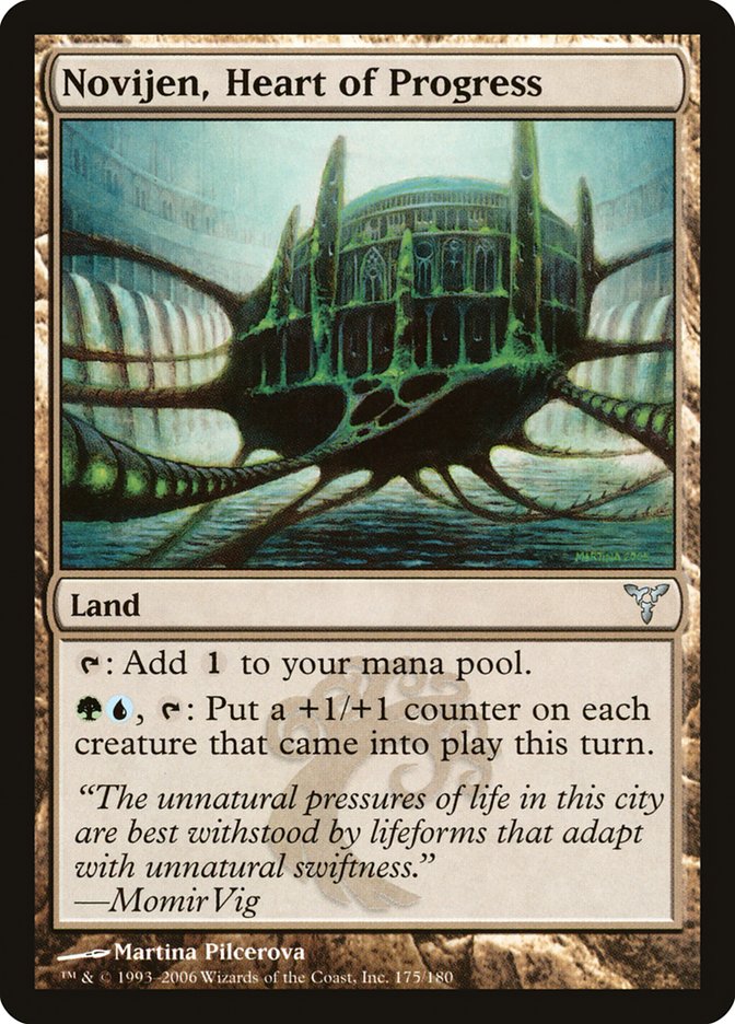 Novijen, Heart of Progress [Dissension] | Card Merchant Takapuna