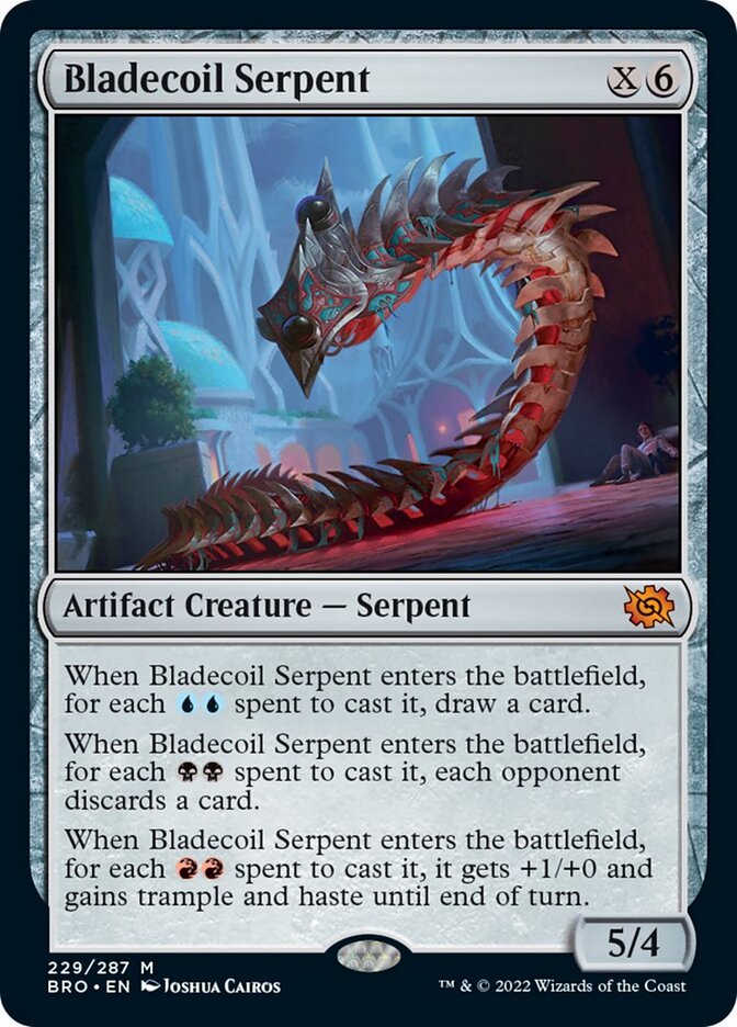 Bladecoil Serpent [The Brothers' War] | Card Merchant Takapuna