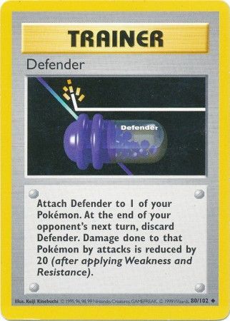Defender (80/102) [Base Set Shadowless Unlimited] | Card Merchant Takapuna