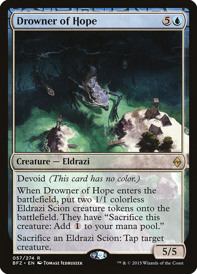 Drowner of Hope [Battle for Zendikar] | Card Merchant Takapuna