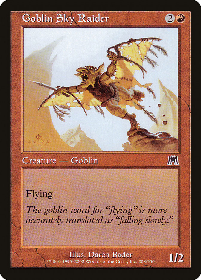 Goblin Sky Raider [Onslaught] | Card Merchant Takapuna