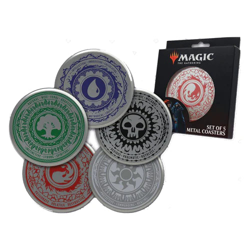 Magic the Gathering Set of 5 Coasters | Card Merchant Takapuna