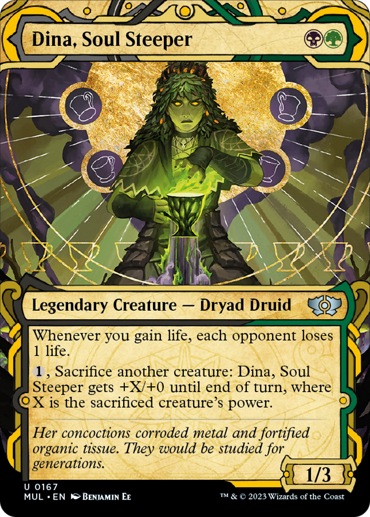 Dina, Soul Steeper (Halo Foil) [Multiverse Legends] | Card Merchant Takapuna