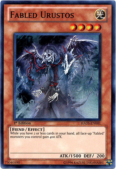Fabled Urustos [HA03-EN001] Super Rare | Card Merchant Takapuna