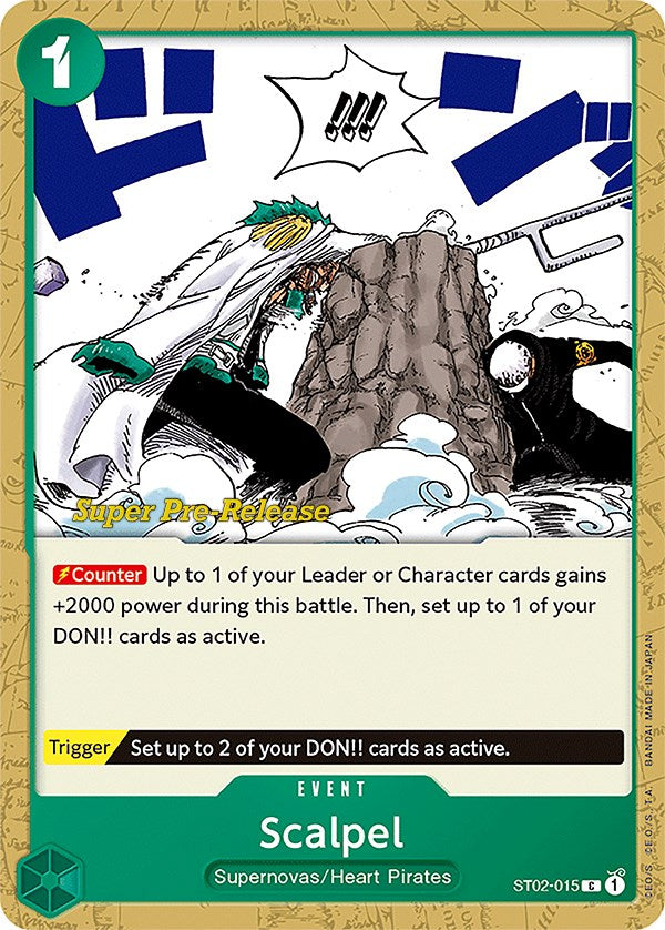 Scalpel [Super Pre-Release Starter Deck: Worst Generation] | Card Merchant Takapuna