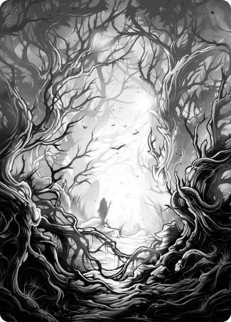 Forest 1 Art Card [Innistrad: Midnight Hunt Art Series] | Card Merchant Takapuna