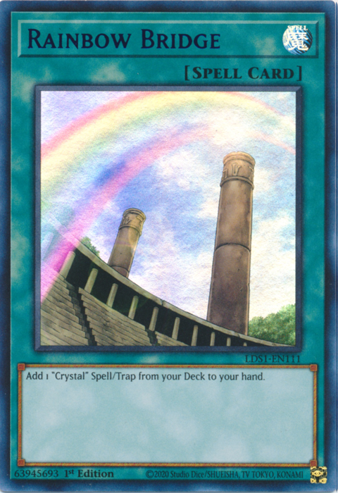 Rainbow Bridge (Blue) [LDS1-EN111] Ultra Rare | Card Merchant Takapuna
