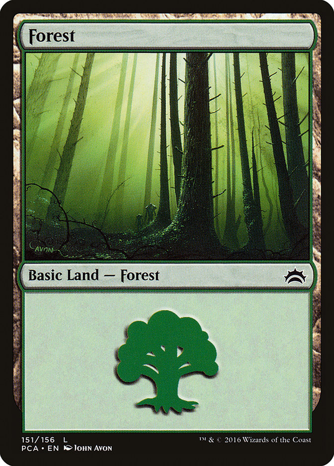 Forest (151) [Planechase Anthology] | Card Merchant Takapuna