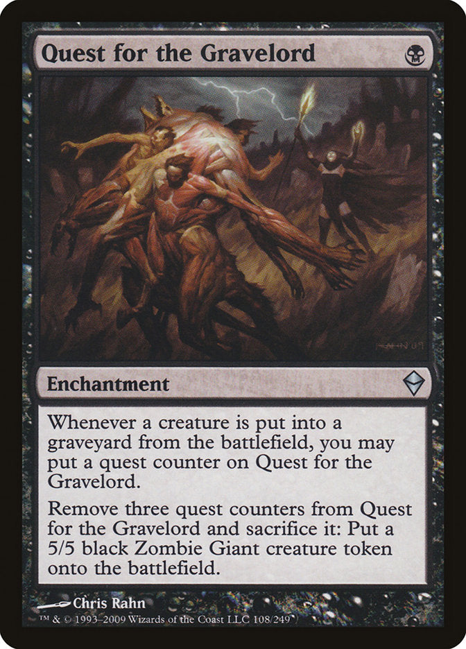Quest for the Gravelord [Zendikar] | Card Merchant Takapuna