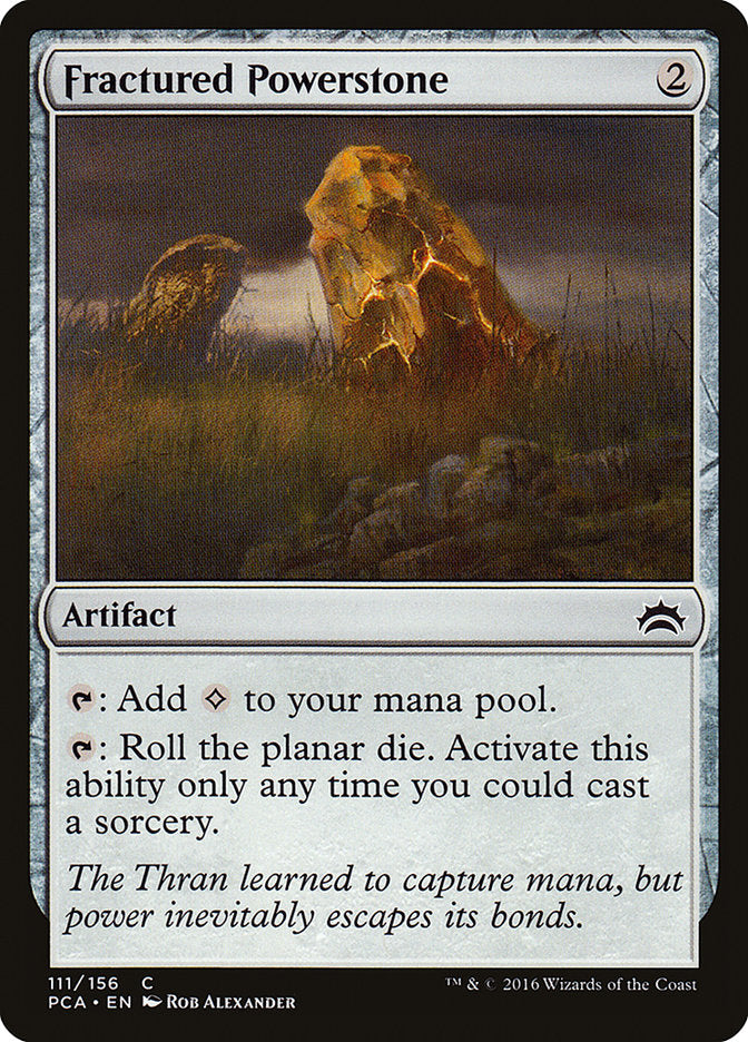 Fractured Powerstone [Planechase Anthology] | Card Merchant Takapuna