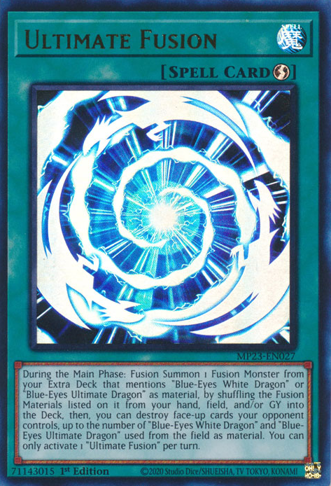 Ultimate Fusion [MP23-EN027] Ultra Rare | Card Merchant Takapuna