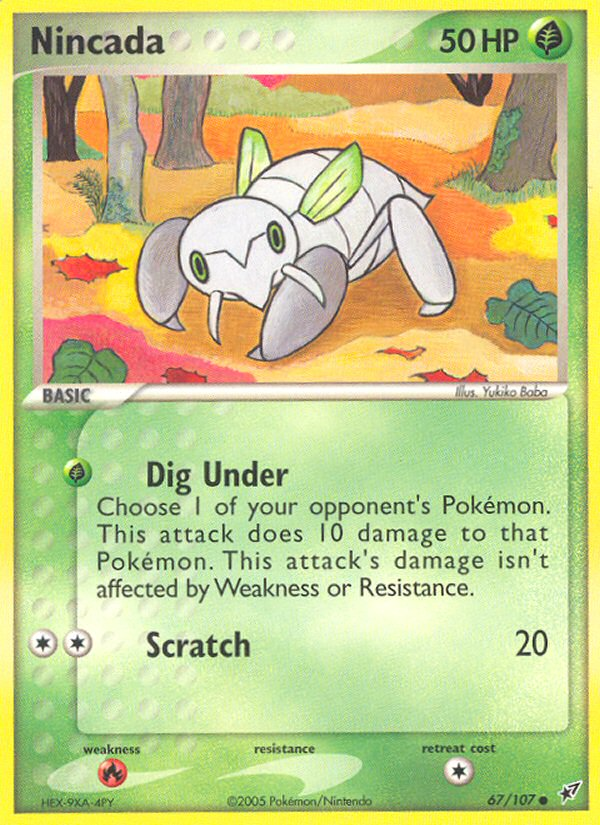 Nincada (67/107) [EX: Deoxys] | Card Merchant Takapuna