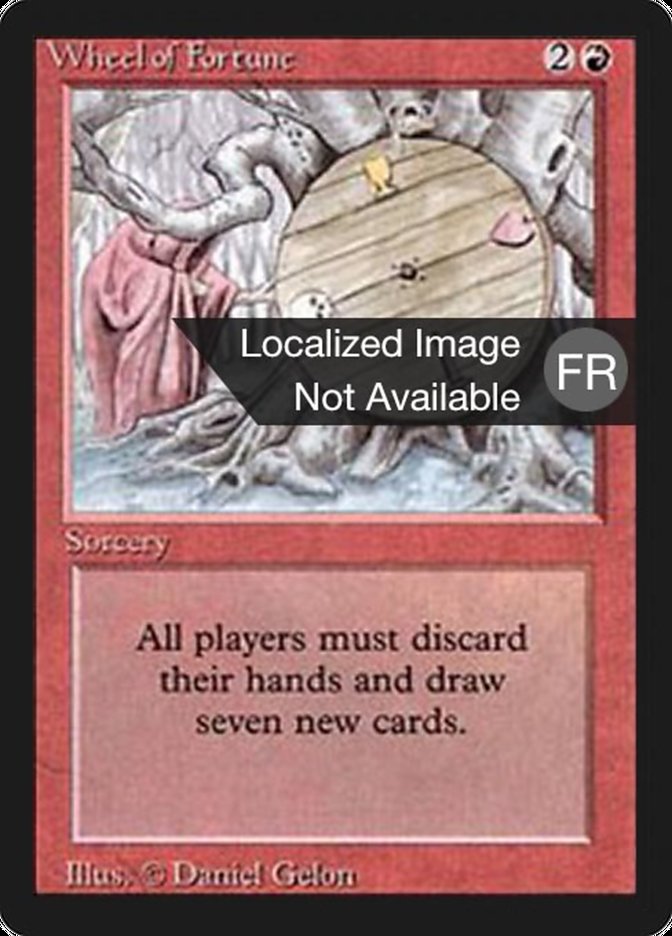 Wheel of Fortune [Foreign Black Border] | Card Merchant Takapuna