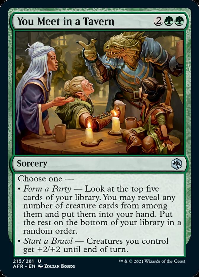 You Meet in a Tavern [Dungeons & Dragons: Adventures in the Forgotten Realms] | Card Merchant Takapuna