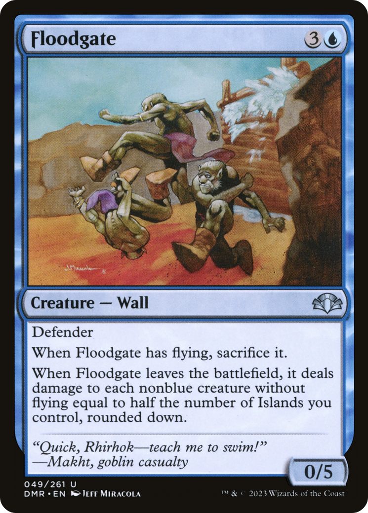 Floodgate [Dominaria Remastered] | Card Merchant Takapuna