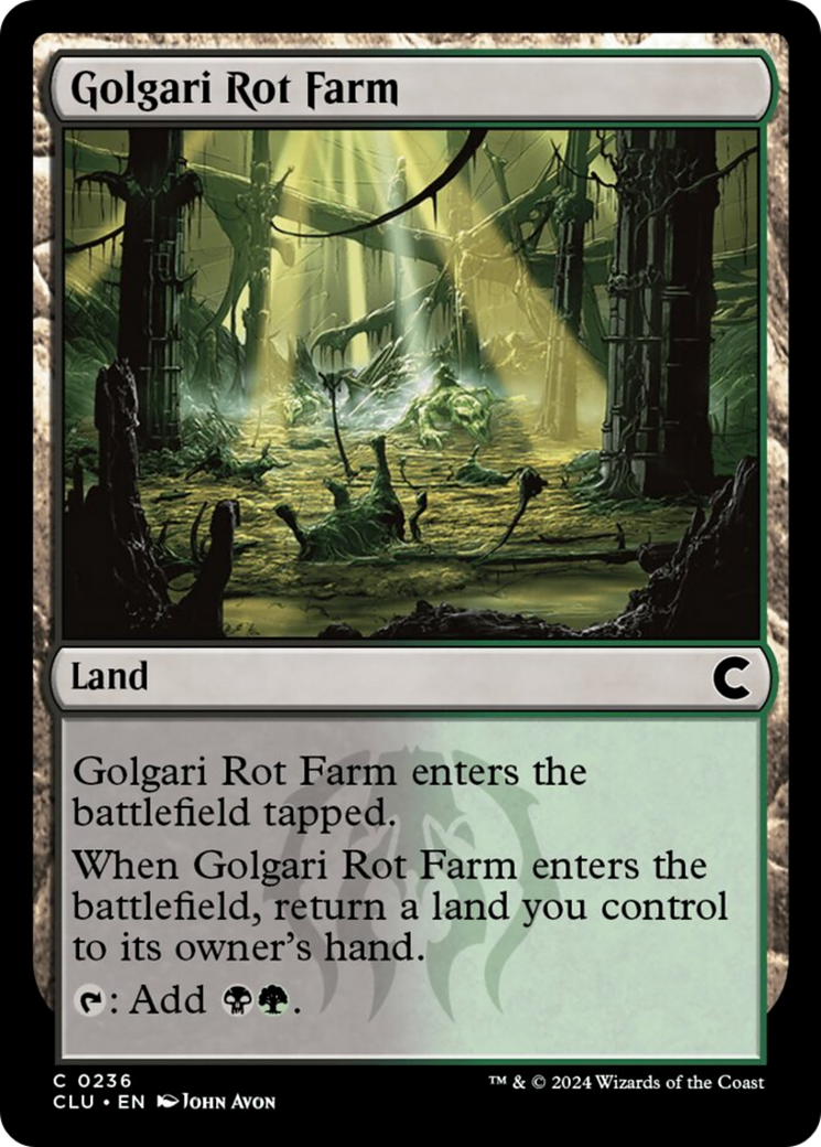 Golgari Rot Farm [Ravnica: Clue Edition] | Card Merchant Takapuna