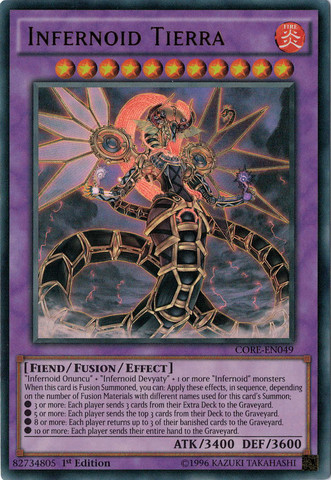 Infernoid Tierra [CORE-EN049] Ultra Rare | Card Merchant Takapuna