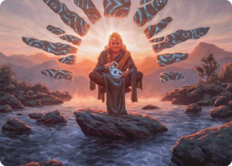 Jadzi, Oracle of Arcavios Art Card [Strixhaven: School of Mages Art Series] | Card Merchant Takapuna