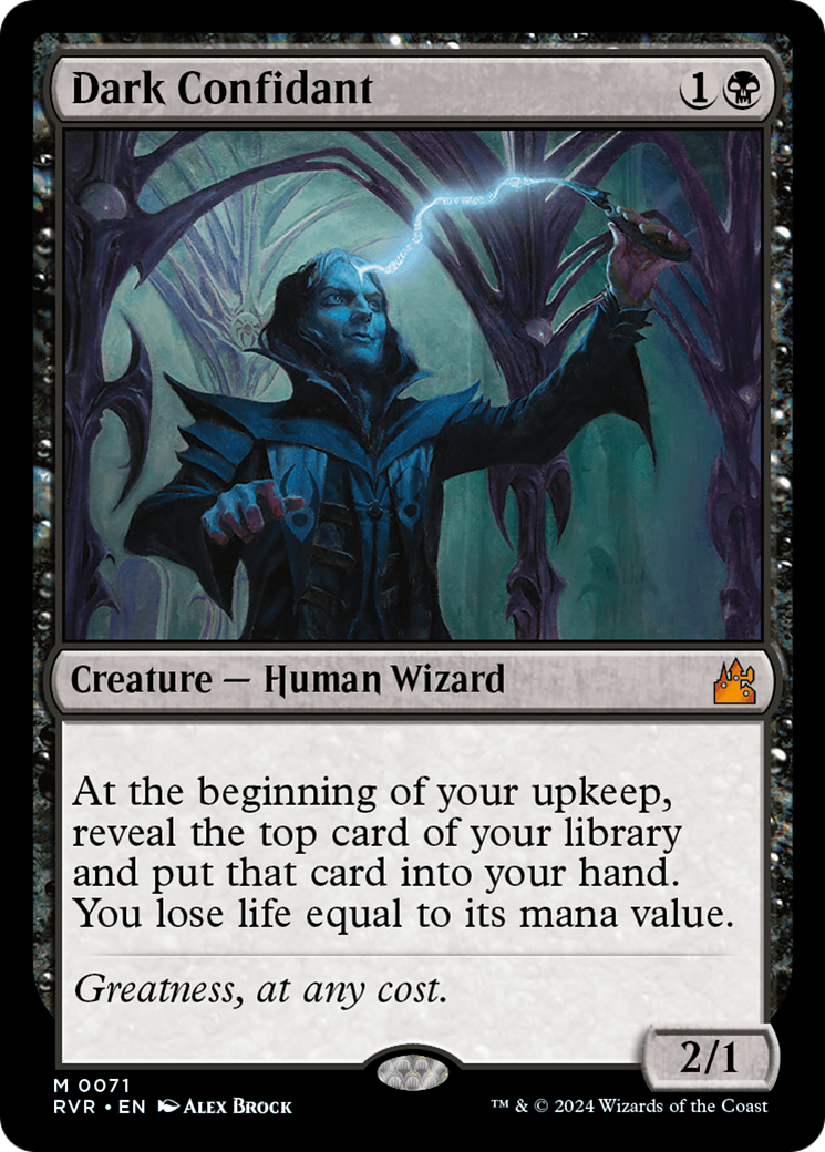 Dark Confidant [Ravnica Remastered] | Card Merchant Takapuna