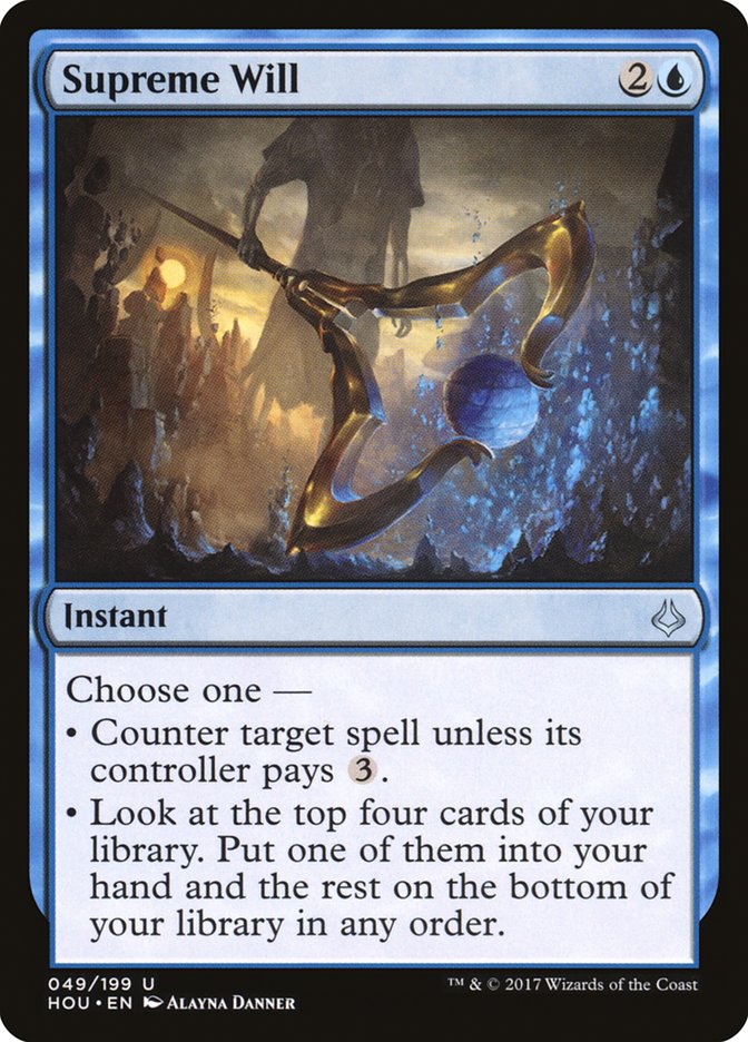 Supreme Will [Hour of Devastation] | Card Merchant Takapuna