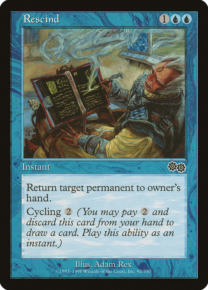 Rescind [Urza's Saga] | Card Merchant Takapuna