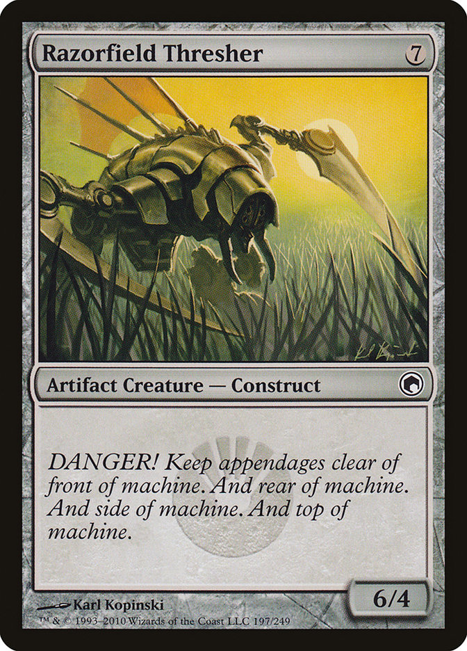 Razorfield Thresher [Scars of Mirrodin] | Card Merchant Takapuna