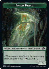 Powerstone // Forest Dryad Double-Sided Token [The Brothers' War Tokens] | Card Merchant Takapuna