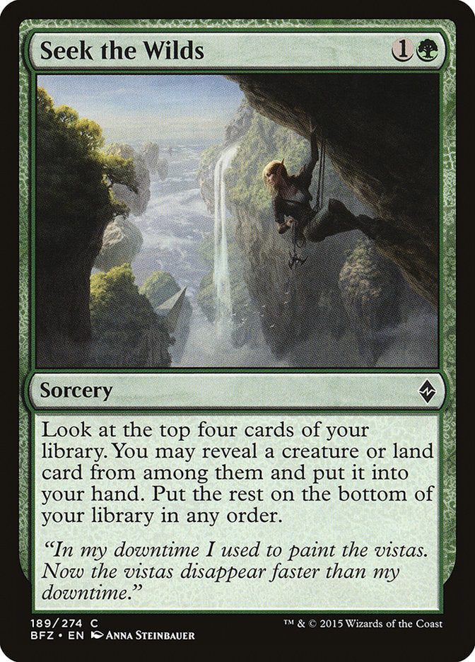 Seek the Wilds [Battle for Zendikar] | Card Merchant Takapuna