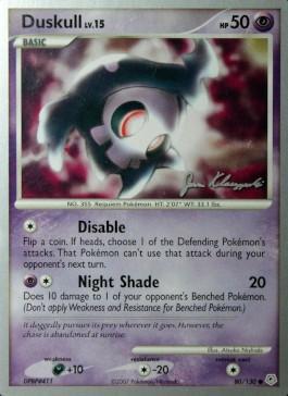 Duskull LV.15 (80/130) (Psychic Lock - Jason Klaczynski) [World Championships 2008] | Card Merchant Takapuna