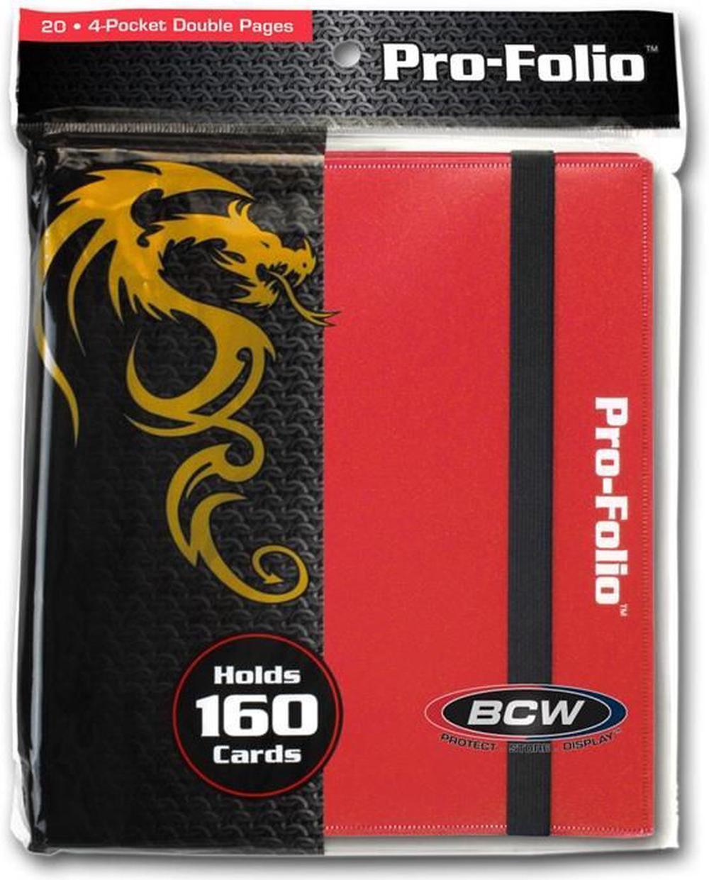 BCW 4 pocket profolio red | Card Merchant Takapuna