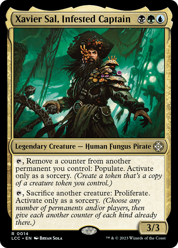 Xavier Sal, Infested Captain [The Lost Caverns of Ixalan Commander] | Card Merchant Takapuna