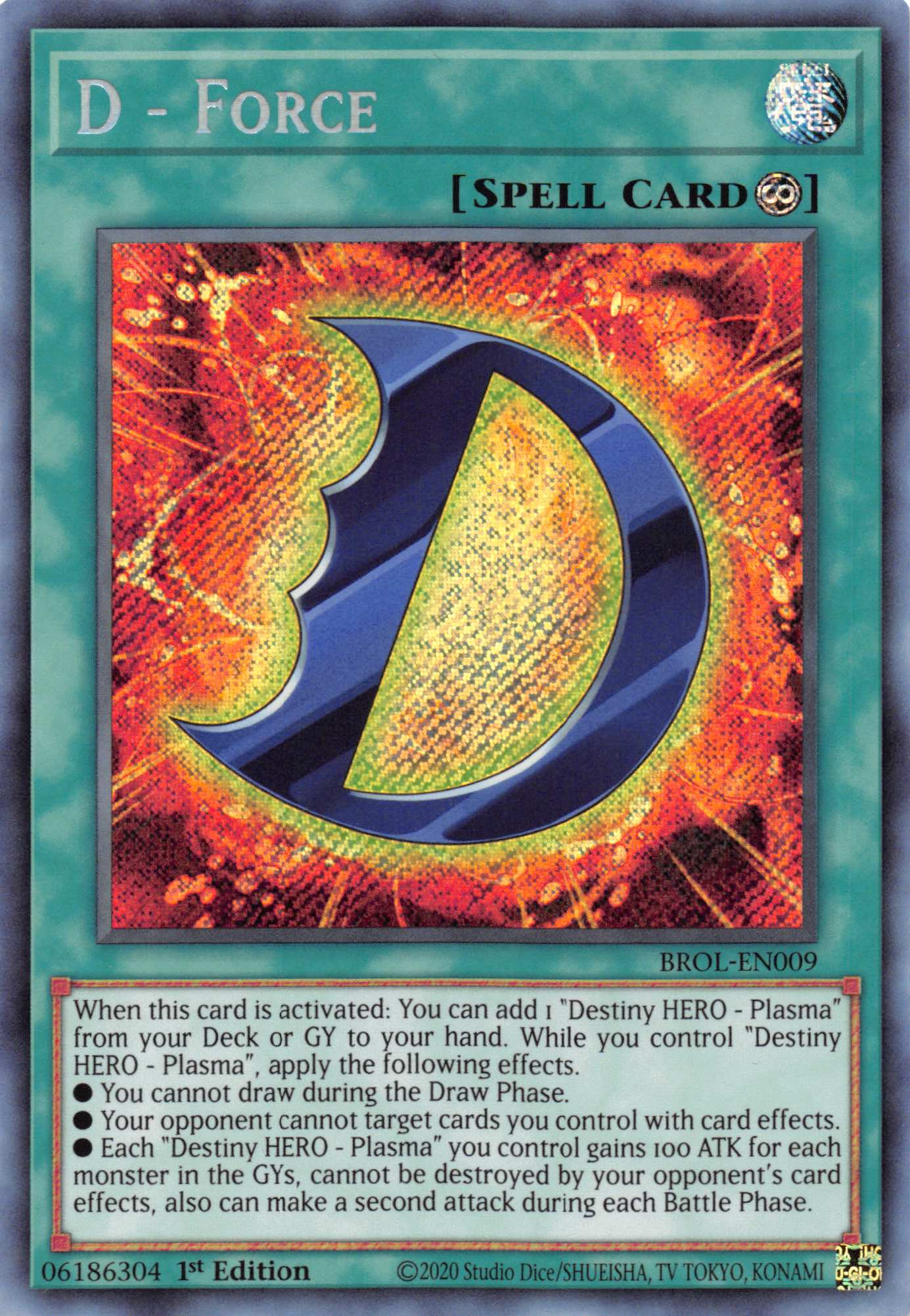 D - Force [BROL-EN009] Secret Rare | Card Merchant Takapuna