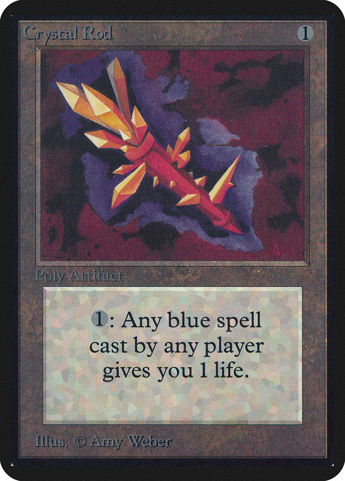 Crystal Rod [Alpha Edition] | Card Merchant Takapuna