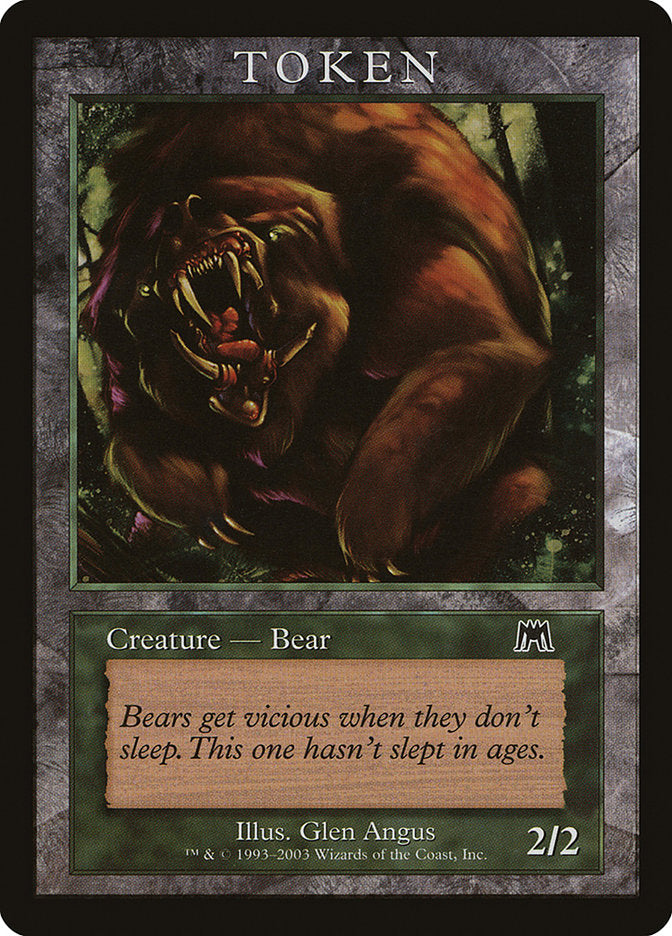 Bear Token [Magic Player Rewards 2003] | Card Merchant Takapuna