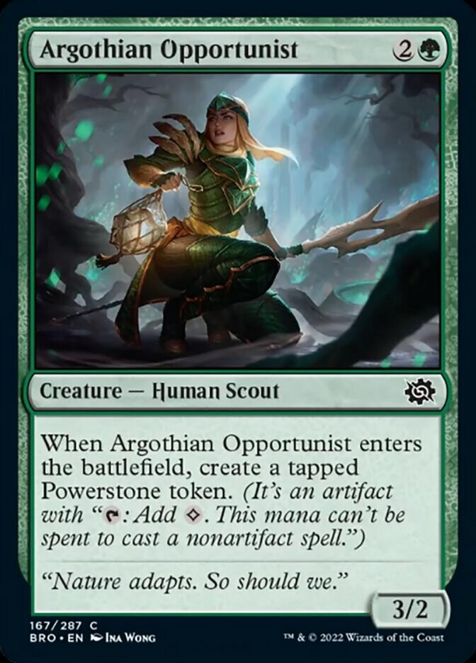 Argothian Opportunist [The Brothers' War] | Card Merchant Takapuna