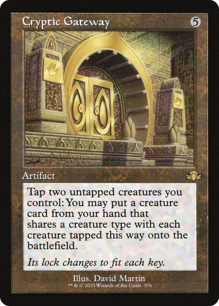 Cryptic Gateway (Retro) [Dominaria Remastered] | Card Merchant Takapuna