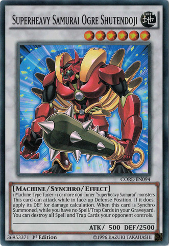 Superheavy Samurai Ogre Shutendoji [CORE-EN094] Super Rare | Card Merchant Takapuna