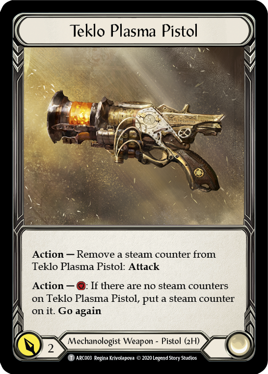 Teklo Plasma Pistol [U-ARC003] (Arcane Rising Unlimited)  Unlimited Normal | Card Merchant Takapuna