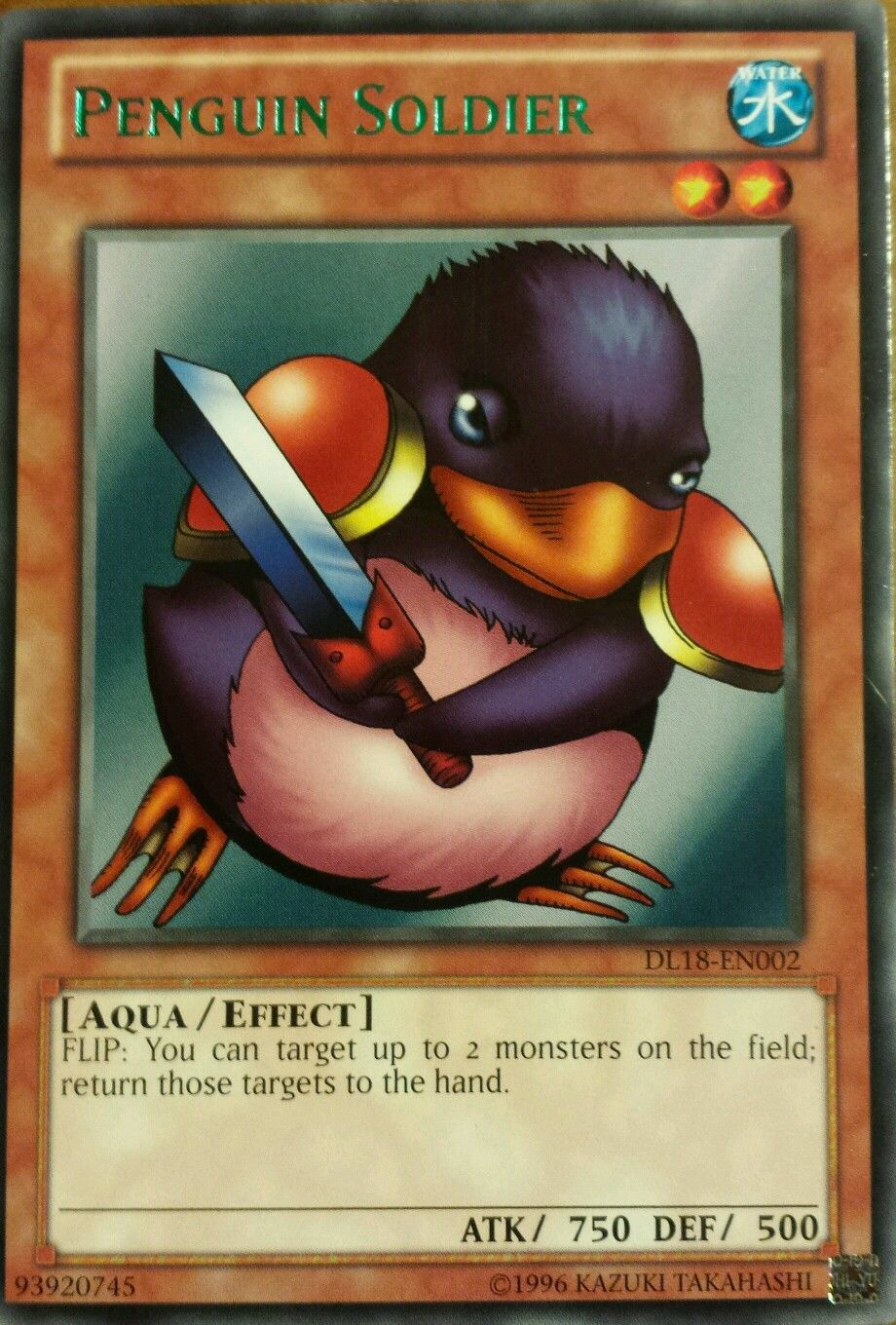 Penguin Soldier (Green - DL18) [DL18-EN002] Rare | Card Merchant Takapuna