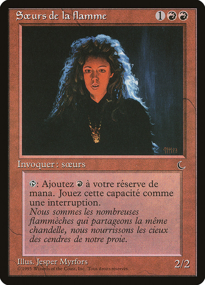 Sisters of the Flame (French) - "Sceurs de la flamme" [Renaissance] | Card Merchant Takapuna